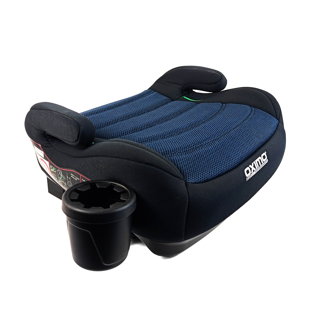 OXIMO fotelik samochodowy siedzisko podstawka 125-150cm ISOFIX NIEBIESKI